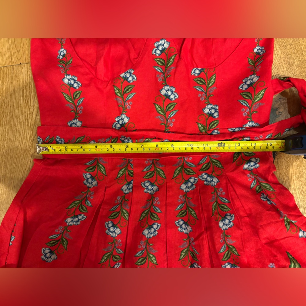FARM Rio Red Floral Mini Dress - Picture 12 of 13